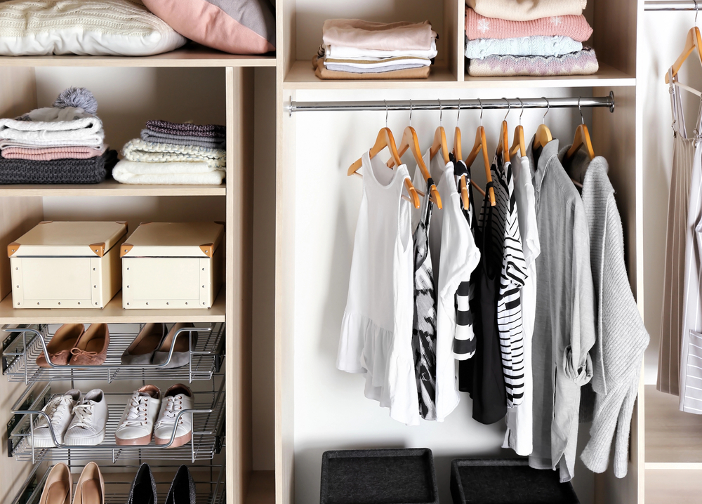 How to organise a shared clothing closet