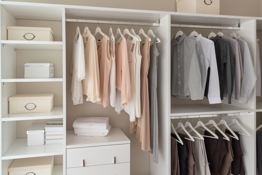 How to organise a shared clothing closet